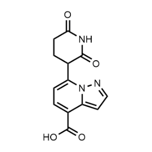 7-(2,6-Dioxopiperidin-3-yl)pyrazolo[1,5-a]pyridine-4-carboxylic acid|CS-1340707