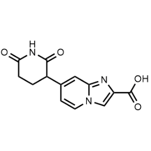 7-(2,6-Dioxopiperidin-3-yl)imidazo[1,2-a]pyridine-2-carboxylic acid|CS-1340715