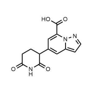 5-(2,6-Dioxopiperidin-3-yl)pyrazolo[1,5-a]pyridine-7-carboxylic acid|CS-1340734