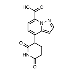 4-(2,6-Dioxopiperidin-3-yl)pyrazolo[1,5-a]pyridine-7-carboxylic acid|CS-1340796
