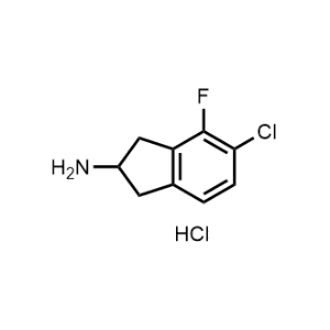 5-Chloro-4-fluoro-2,3-dihydro-1H-inden-2-amine hydrochloride|CS-1340899