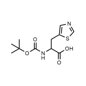 2-((tert-Butoxycarbonyl)amino)-3-(thiazol-5-yl)propanoic acid|CS-1341729
