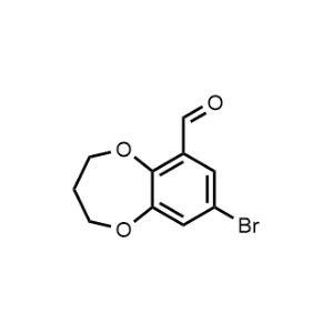 8-Bromo-3,4-dihydro-2H-benzo[b][1,4]dioxepine-6-carbaldehyde|CS-1341734
