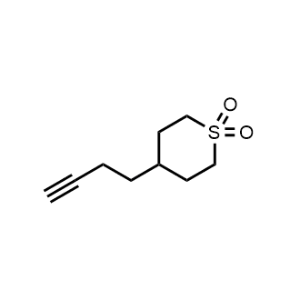 4-(But-3-yn-1-yl)tetrahydro-2H-thiopyran 1,1-dioxide|CS-1341779