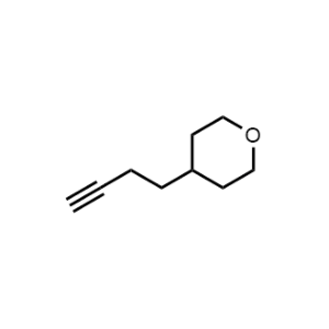 4-(But-3-yn-1-yl)tetrahydro-2H-pyran|CS-1341783