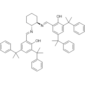 6,6'-((1E,1'E)-(((1R,2R)-Cyclohexane-1,2-diyl)bis(azanylylidene))bis(methanylylidene))bis(2,4-bis(2-phenylpropan-2-yl)phenol)|CS-1341803