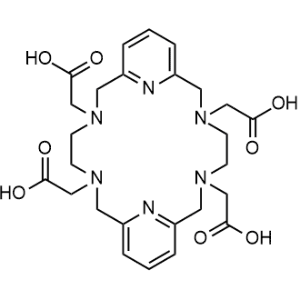 2,2',2'',2'''-(3,6,10,13-Tetraaza-1,8(2,6)-dipyridinacyclotetradecaphane-3,6,10,13-tetrayl)tetraacetic acid|CS-1341832