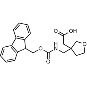 2-(3-(((((9H-Fluoren-9-yl)methoxy)carbonyl)amino)methyl)tetrahydrofuran-3-yl)acetic acid|CS-1341961