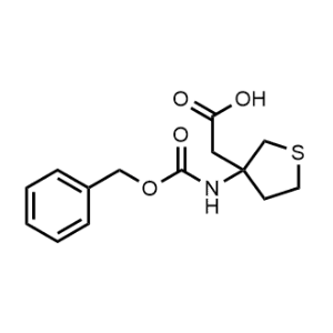 2-(3-(((Benzyloxy)carbonyl)amino)tetrahydrothiophen-3-yl)acetic acid|CS-1341972