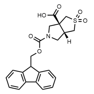 rel-(3aR,6aS)-5-(((9H-Fluoren-9-yl)methoxy)carbonyl)tetrahydro-1H-thieno[3,4-c]pyrrole-3a(3H)-carboxylic acid 2,2-dioxide|CS-1341977