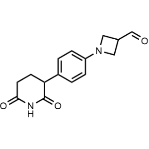 1-(4-(2,6-Dioxopiperidin-3-yl)phenyl)azetidine-3-carbaldehyde|CS-1341994