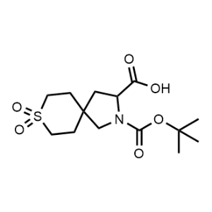 2-(tert-Butoxycarbonyl)-8-thia-2-azaspiro[4.5]decane-3-carboxylic acid 8,8-dioxide|CS-1342255