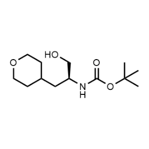 tert-Butyl (S)-(1-hydroxy-3-(tetrahydro-2H-pyran-4-yl)propan-2-yl)carbamate|CS-1342277