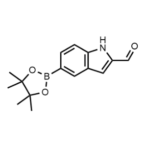 5-(4,4,5,5-Tetramethyl-1,3,2-dioxaborolan-2-yl)-1H-indole-2-carbaldehyde|CS-1342278
