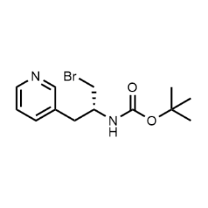 tert-Butyl (R)-(1-bromo-3-(pyridin-3-yl)propan-2-yl)carbamate|CS-1342297