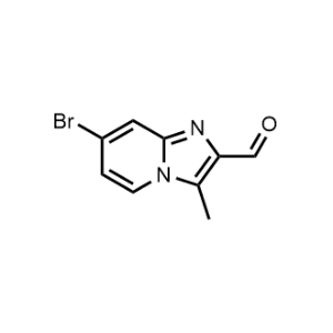 7-Bromo-3-methylimidazo[1,2-a]pyridine-2-carbaldehyde|CS-1342302