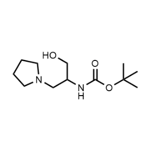 tert-Butyl (1-hydroxy-3-(pyrrolidin-1-yl)propan-2-yl)carbamate|CS-1342307
