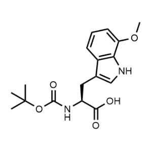 (S)-2-((tert-Butoxycarbonyl)amino)-3-(7-methoxy-1H-indol-3-yl)propanoic acid|CS-1342517