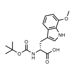 (R)-2-((tert-Butoxycarbonyl)amino)-3-(7-methoxy-1H-indol-3-yl)propanoic acid|CS-1342522
