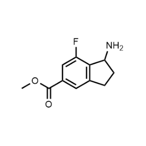 Methyl 1-amino-7-fluoro-2,3-dihydro-1H-indene-5-carboxylate|CS-1342602