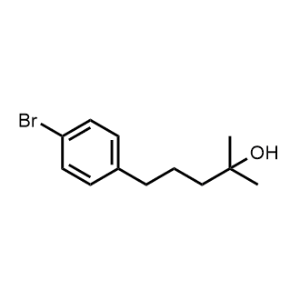 5-(4-Bromophenyl)-2-methylpentan-2-ol|CS-1342628