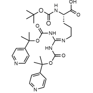 (S)-2-((tert-Butoxycarbonyl)amino)-5-((2,10-dimethyl-4,8-dioxo-2,10-di(pyridin-4-yl)-3,9-dioxa-5,7-diazaundecan-6-ylidene)amino)pentanoic acid|CS-1342777