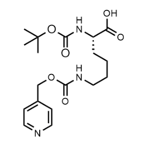 N2-(tert-Butoxycarbonyl)-N6-((pyridin-4-ylmethoxy)carbonyl)-L-lysine|CS-1342785