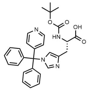 Nα-(tert-Butoxycarbonyl)-Nτ-(diphenyl(pyridin-4-yl)methyl)-L-histidine|CS-1342786