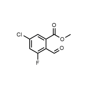 Methyl 5-chloro-3-fluoro-2-formylbenzoate|CS-1342818