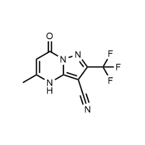 5-Methyl-7-oxo-2-(trifluoromethyl)-4,7-dihydropyrazolo[1,5-a]pyrimidine-3-carbonitrile|CS-1342823