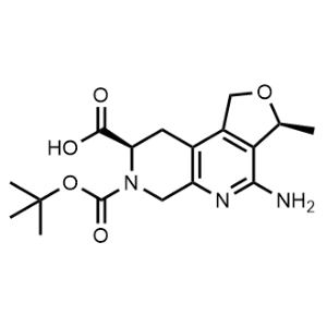 (3S,8R)-4-Amino-7-(tert-butoxycarbonyl)-3-methyl-1,3,6,7,8,9-hexahydrofuro[3,4-c][1,7]naphthyridine-8-carboxylic acid|CS-1342852