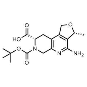 (3R,8S)-4-Amino-7-(tert-butoxycarbonyl)-3-methyl-1,3,6,7,8,9-hexahydrofuro[3,4-c][1,7]naphthyridine-8-carboxylic acid|CS-1343592