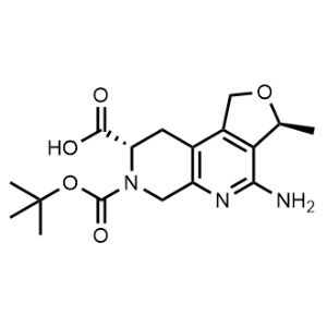(3S,8S)-4-Amino-7-(tert-butoxycarbonyl)-3-methyl-1,3,6,7,8,9-hexahydrofuro[3,4-c][1,7]naphthyridine-8-carboxylic acid|CS-1343593