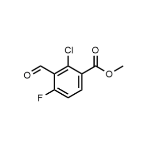 Methyl 2-chloro-4-fluoro-3-formylbenzoate|CS-1343599