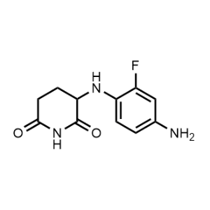 3-((4-Amino-2-fluorophenyl)amino)piperidine-2,6-dione|CS-1343920