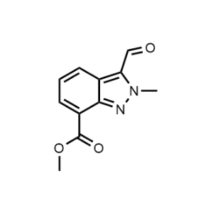 Methyl 3-formyl-2-methyl-2H-indazole-7-carboxylate|CS-1343927