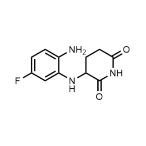 3-((2-Amino-5-fluorophenyl)amino)piperidine-2,6-dione|CS-1343958
