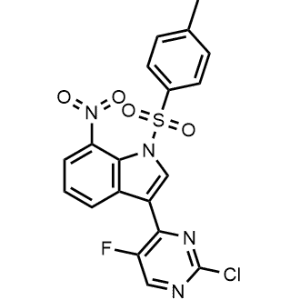 3-(2-Chloro-5-fluoropyrimidin-4-yl)-7-nitro-1-tosyl-1H-indole|CS-1344008