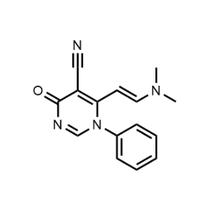 (E)-6-(2-(Dimethylamino)vinyl)-4-oxo-1-phenyl-1,4-dihydropyrimidine-5-carbonitrile|CS-1344017