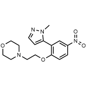 4-(2-(2-(1-Methyl-1H-pyrazol-5-yl)-4-nitrophenoxy)ethyl)morpholine|CS-1344018
