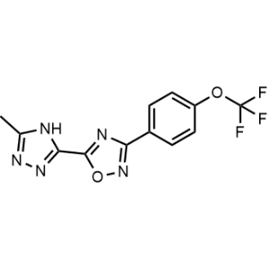 5-(5-Methyl-4H-1,2,4-triazol-3-yl)-3-(4-(trifluoromethoxy)phenyl)-1,2,4-oxadiazole|CS-1344236