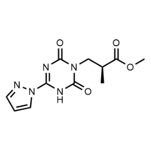Methyl (S)-3-(2,6-dioxo-4-(1H-pyrazol-1-yl)-3,6-dihydro-1,3,5-triazin-1(2H)-yl)-2-methylpropanoate|CS-1344238