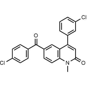 6-(4-Chlorobenzoyl)-4-(3-chlorophenyl)-1-methylquinolin-2(1H)-one|CS-1344247