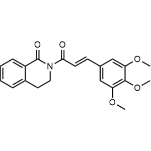 (E)-2-(3-(3,4,5-Trimethoxyphenyl)acryloyl)-3,4-dihydroisoquinolin-1(2H)-one|CS-1344256