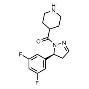 (S)-(5-(3,5-Difluorophenyl)-4,5-dihydro-1H-pyrazol-1-yl)(piperidin-4-yl)methanone|CS-1344260