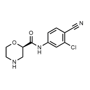 (R)-N-(3-Chloro-4-cyanophenyl)morpholine-2-carboxamide|CS-1344289