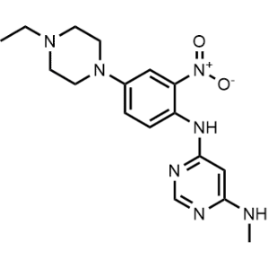 N4-(4-(4-Ethylpiperazin-1-yl)-2-nitrophenyl)-N6-methylpyrimidine-4,6-diamine|CS-1344308