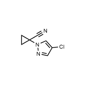 1-(4-Chloro-1H-pyrazol-1-yl)cyclopropane-1-carbonitrile|CS-1344312