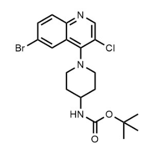 tert-Butyl (1-(6-bromo-3-chloroquinolin-4-yl)piperidin-4-yl)carbamate|CS-1344315