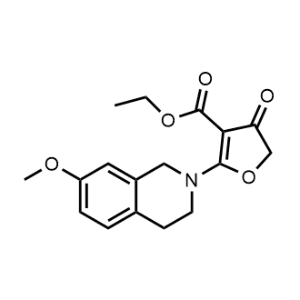 Ethyl 2-(7-methoxy-3,4-dihydroisoquinolin-2(1H)-yl)-4-oxo-4,5-dihydrofuran-3-carboxylate|CS-1344317